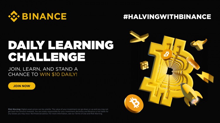 加入HALVINGWITHBINANCE每日学习挑战并赢得社区奖励